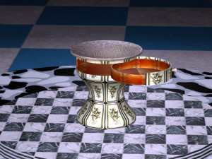 bedside table 3D Модель