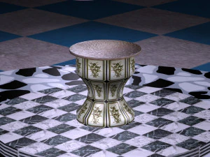 bedside table 3D Model