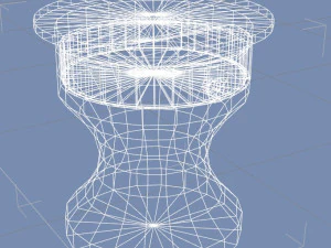 bedside table 3D Model