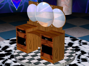 mirror table 3Dモデル