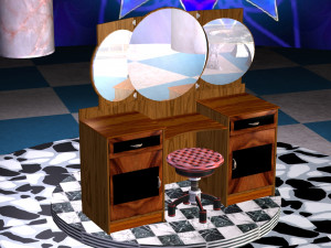 mirror table 3Dモデル