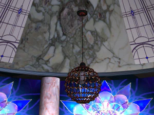 l&aacute;mpara de techo Modelo 3D