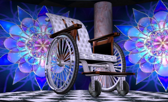 stroller 3D Модель .c4d .max .obj .3ds .fbx .stl .blend 