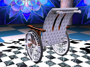 stroller 3D Модель