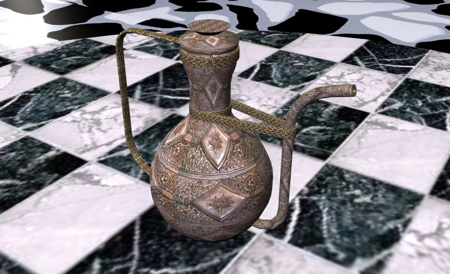 coffeepot 3D Model .c4d .max .obj .3ds .fbx .stl .blend 