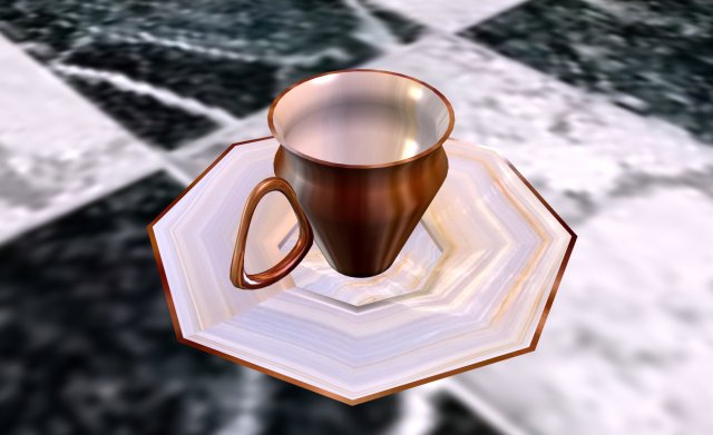 coffee couple 3D Модель .c4d .max .obj .3ds .fbx .stl .blend 