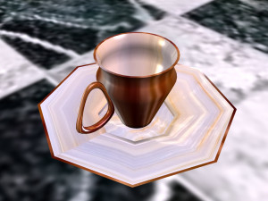 coffee couple 3Dモデル