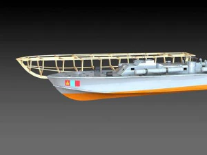 pt109 boat 3D Model