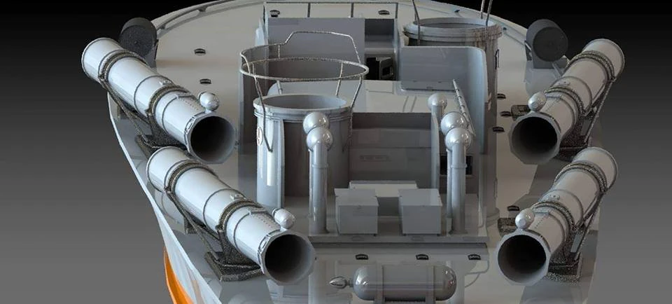 pt109 boat 3D Model .c4d .max .obj .3ds .fbx .stl .blend 