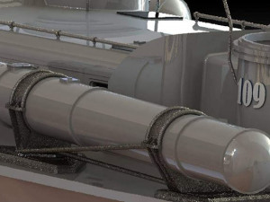 pt109 boat Modelo 3D