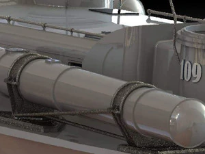 pt109 boat 3D Model