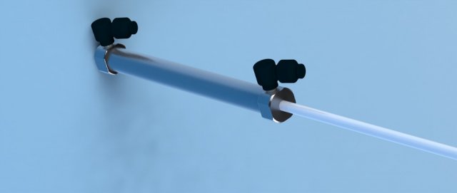 pneumatic cylinder 3Dモデル .c4d .max .obj .3ds .fbx .stl .blend 