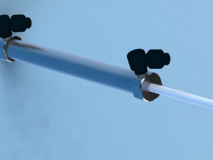 silinder pneumatik Model 3D