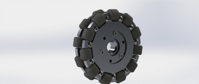 5-inch 127mm omni wheel 3D मॉडल .c4d .max .obj .3ds .fbx .stl .blend 