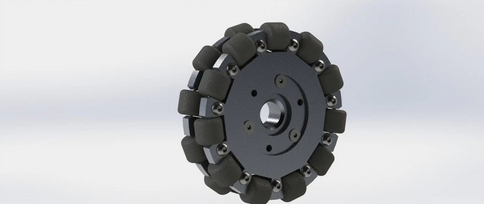5-inch 127mm omni wheel 3D Model .c4d .max .obj .3ds .fbx .stl .blend