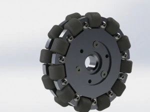 Roda omni 5 inci 127mm Model 3D