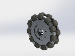 5-inch 127mm omni wheel 3D मॉडल