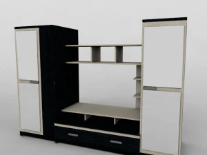 Zaawansowana technologicznie szafa Model 3D