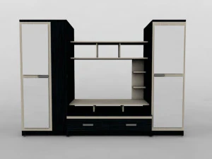 High-tech wardrobe 3D Model