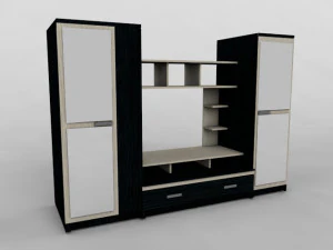 High-tech wardrobe 3D Model