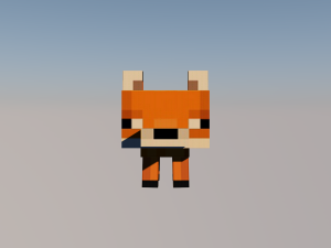 minecraft fox 3D Model