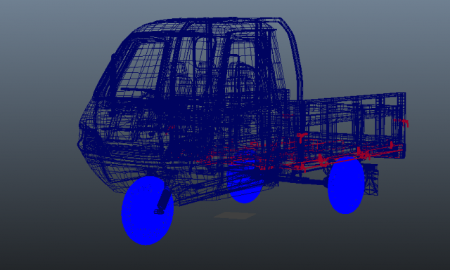 truck 3D 模型 .c4d .max .obj .3ds .fbx .stl .blend