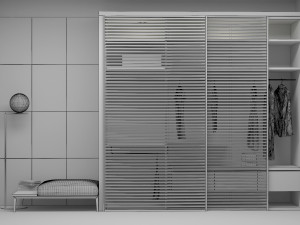 wardrobe rimadesio Model 3D