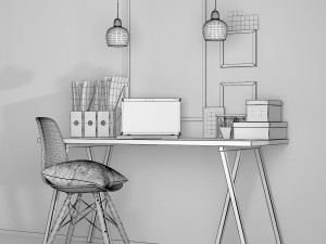 workplace 3D Model