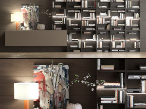 poliform shelving 3D 모델