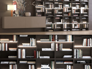poliform shelving 3D Model
