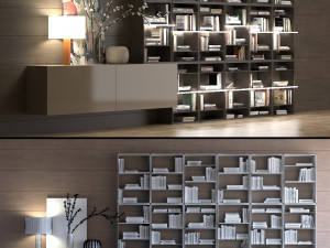 poliform shelving 3D Model
