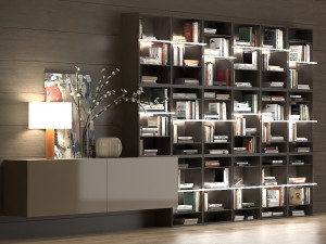 poliform shelving 3D Model