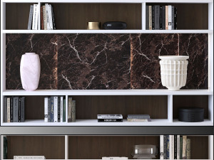 bookcase poliform Model 3D