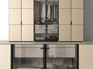 poliform wardrobe 3D 모델