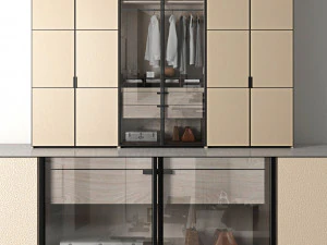 guardaroba poliform Modello 3D