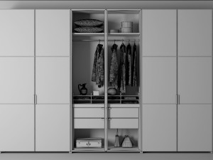 poliform wardrobe 3Dモデル