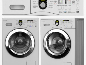 washing machine samsung 3D 모델