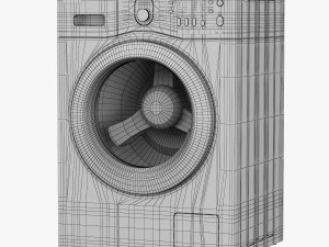 washing machine samsung 3D Model