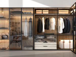 poliform wardrobe 3D मॉडल