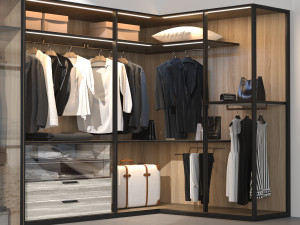 poliform wardrobe 3D मॉडल