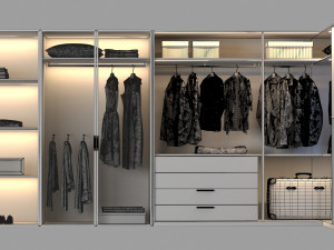 poliform wardrobe 3D मॉडल