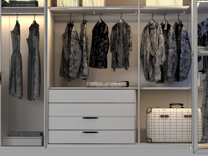 poliform wardrobe 3D मॉडल