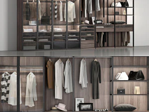 poliform wardrobe 3D Model