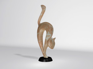 statuette cat 3D 모델