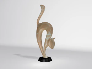 gatto statuetta Modello 3D