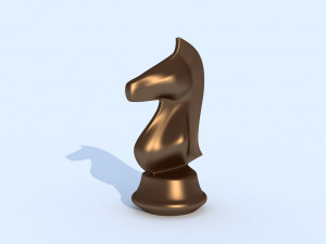 bronze horse figurine 3D 모델