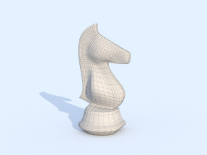 bronze horse figurine 3D Model