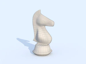 bronze horse figurine 3D Model