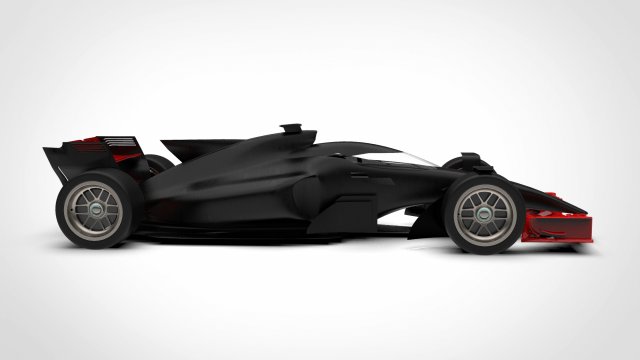 formula 1 2022 concept 3D 모델 .c4d .max .obj .3ds .fbx .stl .blend 
