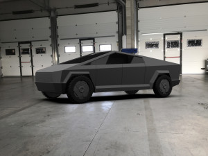 tesla cybertruck 3D Model